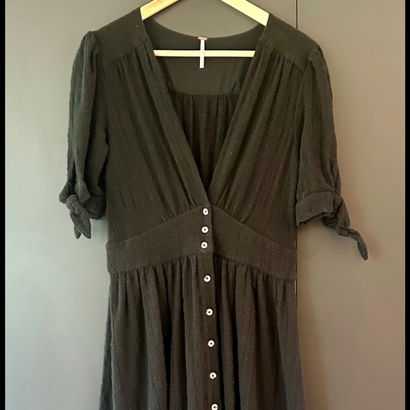 Free People Love of My Life Midi Dress - Picture 1 of 5